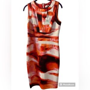 Calvin Klein women’s dress size 8 NWT.  Great fall colors!